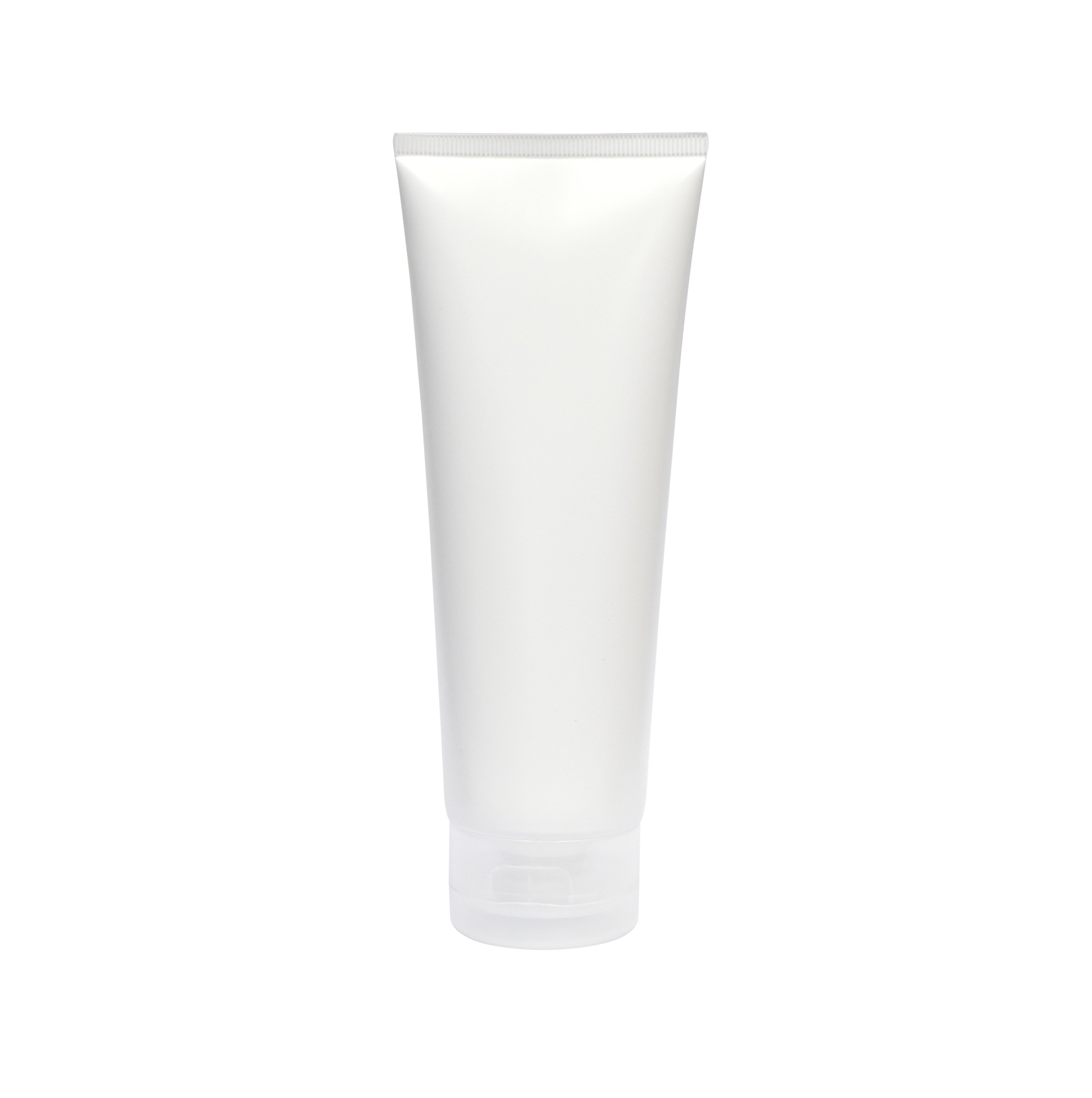 Blank white cosmetic tube pack of cream or gel